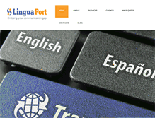Tablet Screenshot of lingua-port.com